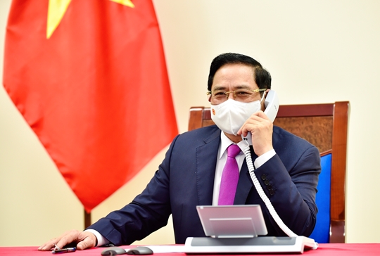 Vietnam-Japon  Conversation téléphonique entre les Premiers ministres